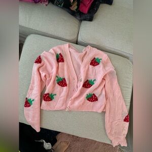 Strawberry cardigan